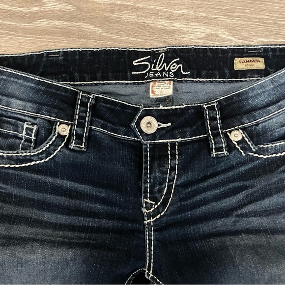 Silver Camden Y2K dark skinny jeans - Picture 3 of 3